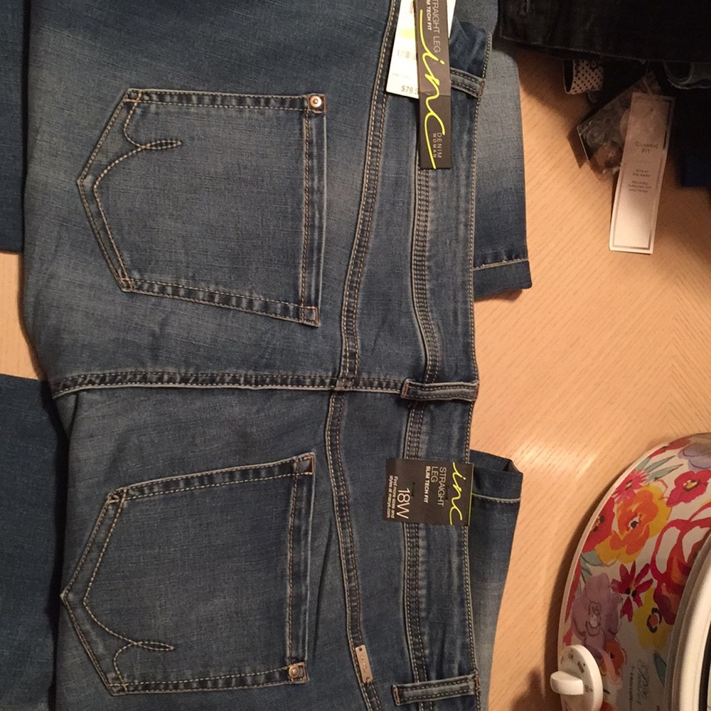 Inc jeans size 18, straight leg.